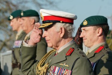 Le roi Charles a l'air pimpant à son retour au centre de la Royal Marine où il a suivi une formation de pilote.