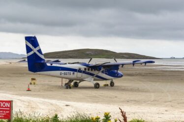 L'incroyable aéroport britannique dont la piste est en sable