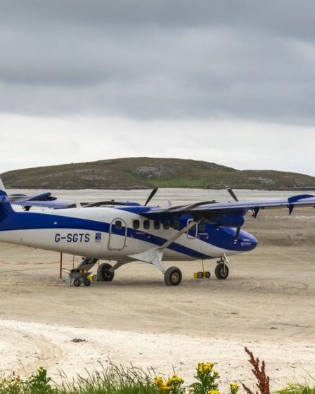 L'incroyable aéroport britannique dont la piste est en sable