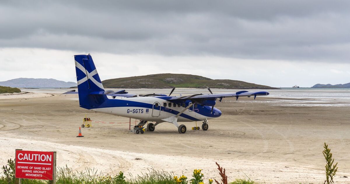 L'incroyable aéroport britannique dont la piste est en sable