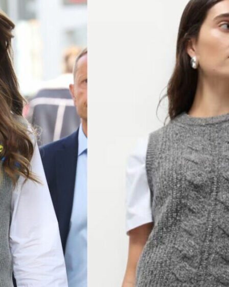 Obtenez le look gilet-pull de la princesse Kate avec la version M&S pour moins de 30 £