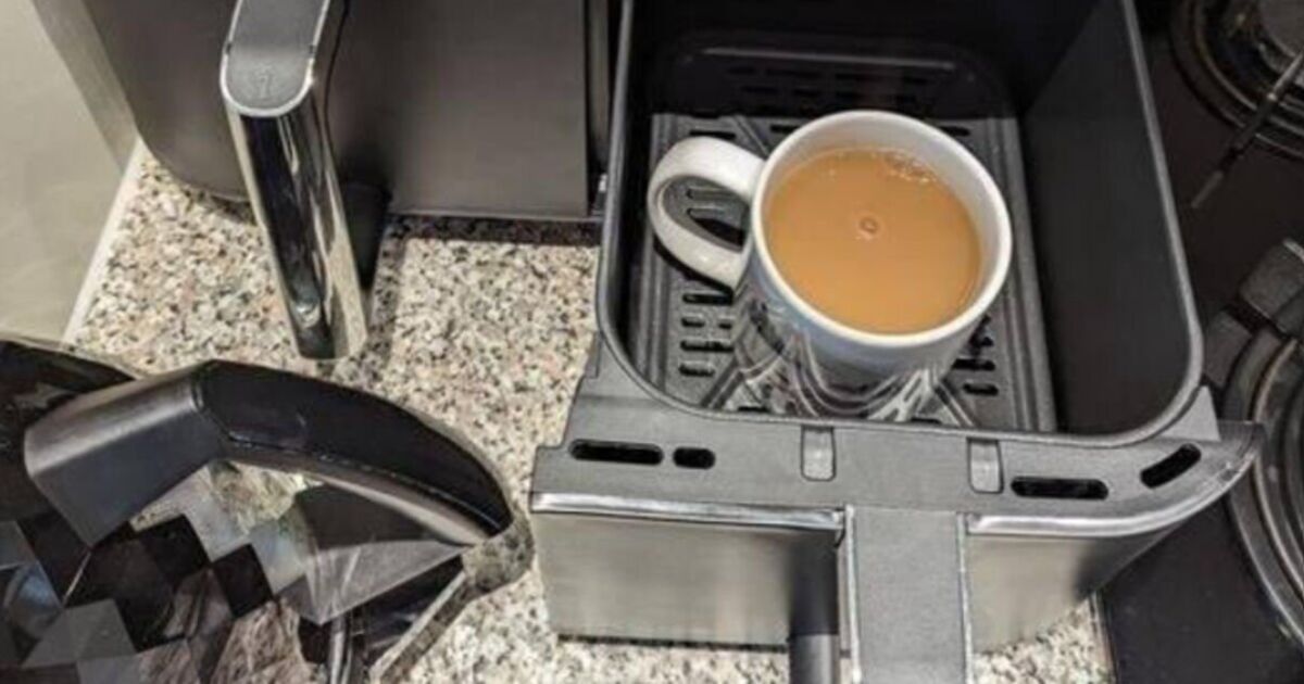 Une tasse de thé « faite dans une friteuse à air » fait dire à tout le monde la même chose