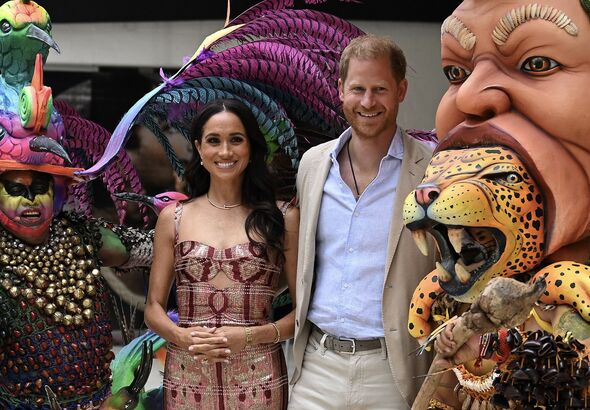 Le prince Harry et Meghan Markle en Colombie