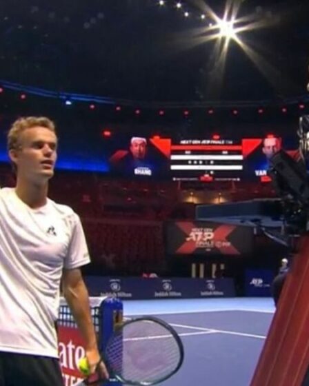 La star des finales de l'ATP Next Gen reçoit un avertissement après avoir affronté l'arbitre