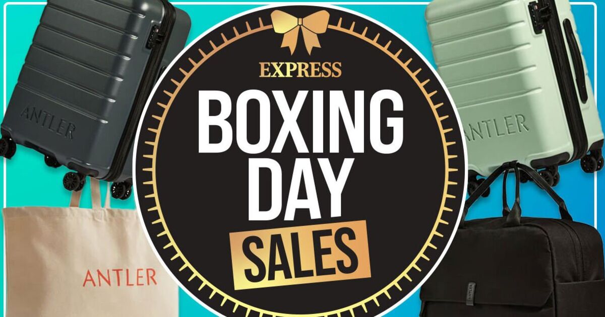 La vente Antler Boxing Day réduit les bagages à main et les valises de luxe jusqu'à 40 %