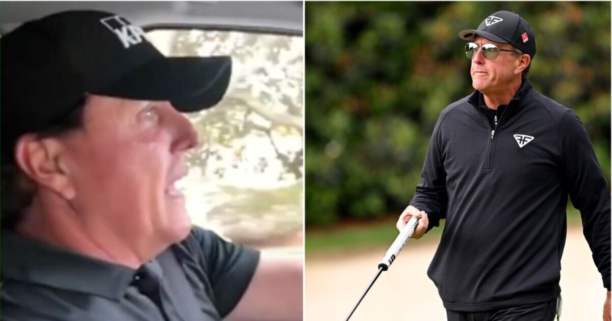 Phil Mickelson s'est rendu à Augusta National tout en se moquant de son rival des Masters à propos de l'argent