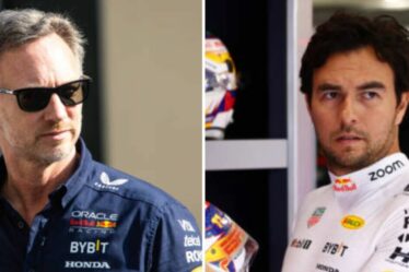 Sergio Perez « rejette les affirmations de Christian Horner » après avoir été remplacé par Liam Lawson