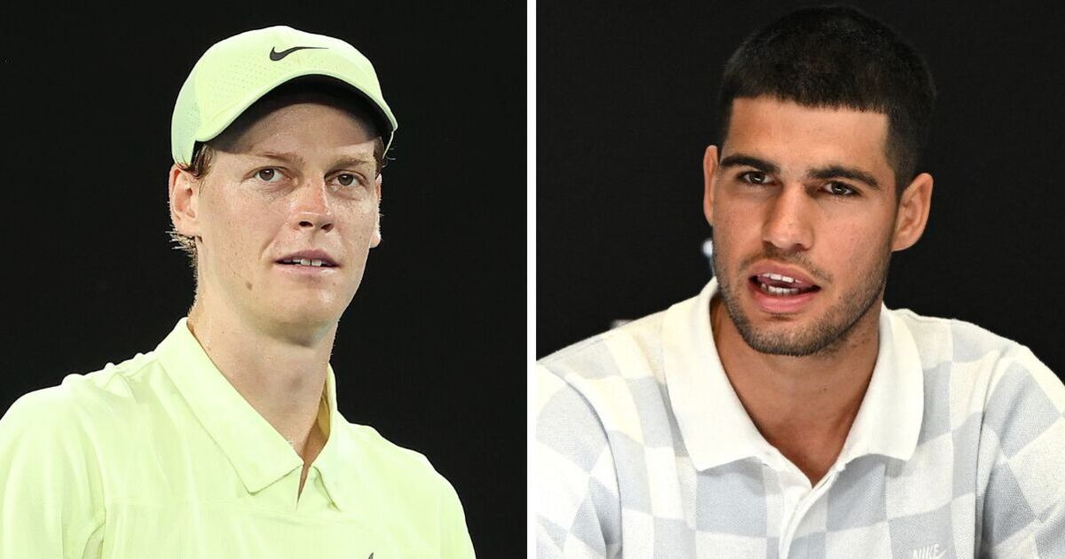 Jannik Sinner est « dans la tête de Carlos Alcaraz » alors que la voie est tracée pour le choc épique de l’Open d’Australie