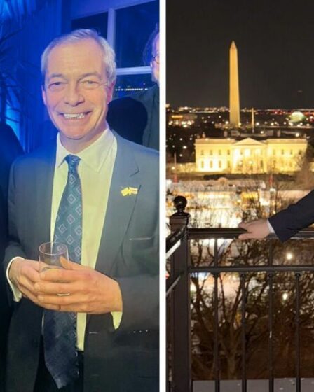 J'étais à une soirée exclusive de Nigel Farage surplombant la Maison Blanche à Washington