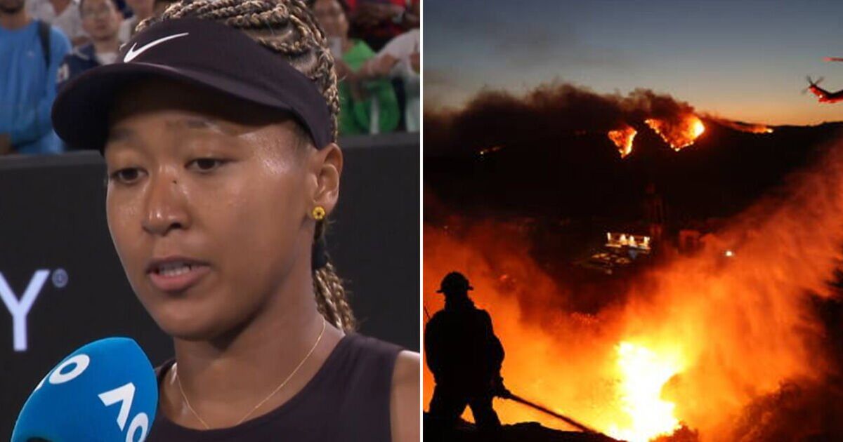 Naomi Osaka obligée d'agir alors que les incendies de Los Angeles entourent la maison de la star de l'Open d'Australie