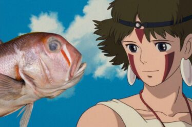 Espèces de poisson avec «peinture pour le visage» nommé d'après le caractère anime de Studio Ghibli