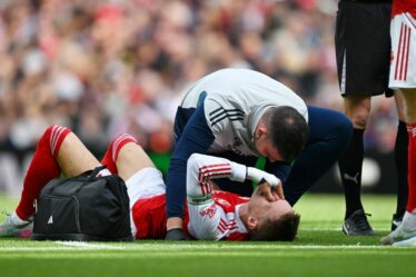 Arsenal subit une autre blessure alors que Martin Odegaard est inquiet de partir contre Nottingham Forest
