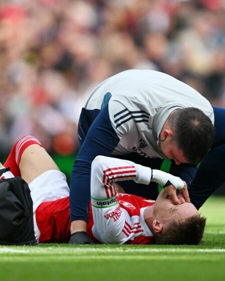 Arsenal subit une autre blessure alors que Martin Odegaard est inquiet de partir contre Nottingham Forest