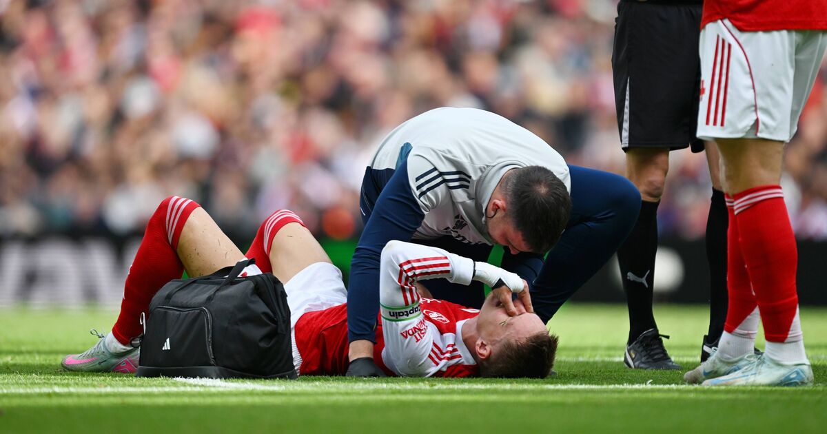 Arsenal subit une autre blessure alors que Martin Odegaard est inquiet de partir contre Nottingham Forest
