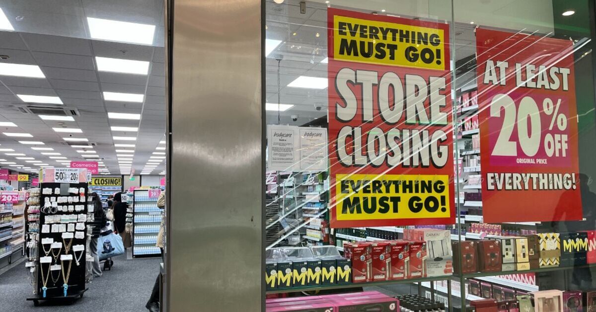 Énorme chaîne de rue pour fermer les 56 magasins finaux cette semaine - Liste complète
