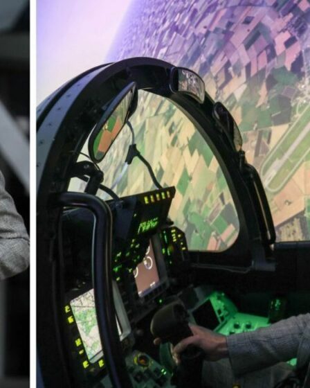 La princesse Kate porte un costume gris chic alors qu'elle marque la royale d'abord aujourd'hui