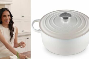 Les fans royaux obtiennent jusqu'à 39% de réduction sur le plat de casserole exact Le Creuset de Meghan Markle - aujourd'hui seulement