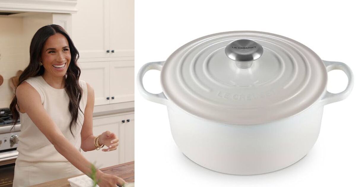 Les fans royaux obtiennent jusqu'à 39% de réduction sur le plat de casserole exact Le Creuset de Meghan Markle - aujourd'hui seulement