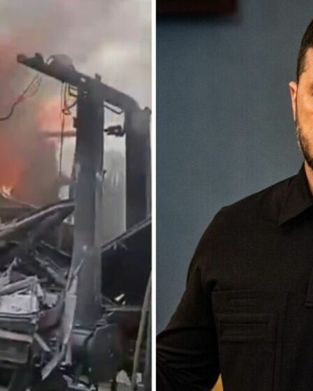 L'horreur alors que le drone russe frappe des trains laissant les enfants blessés dans l'attaque sauvage de l'Ukraine