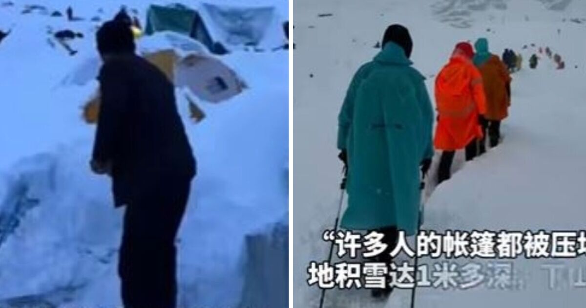 Mount Everest: Plus de 1 000 personnes piégées par Blizzard sur la montagne