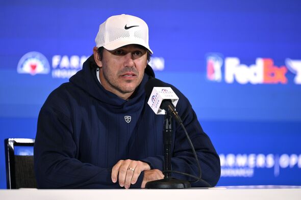 Brooks Koepka s'exprime lors d'une conférence de presse