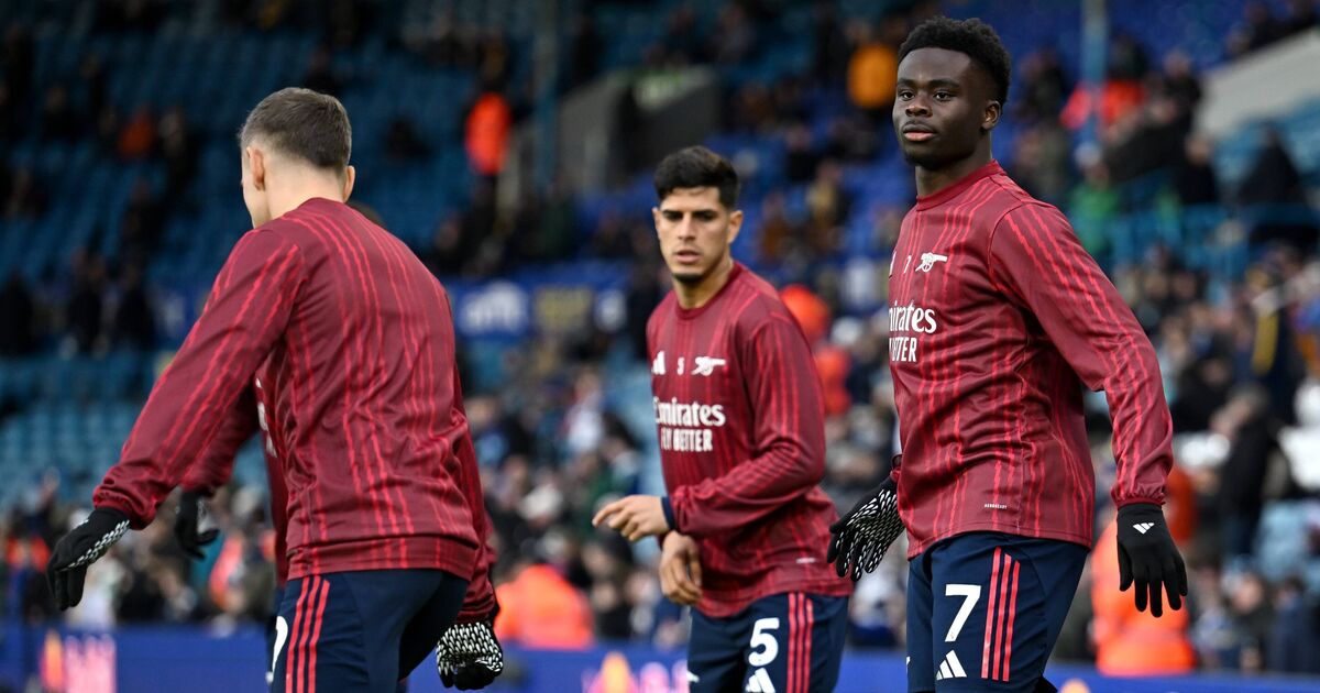 Arsenal secoué par la blessure de Bukayo Saka alors que la star se retire de la formation de départ de Leeds