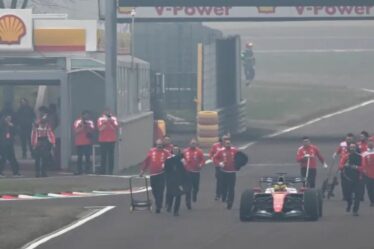 Déclaration de Ferrari alors que les fans de F1 s'inquiétaient de la nouvelle voiture de Lewis Hamilton en panne lors du premier test