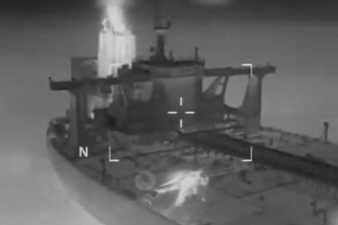 Des images choquantes montrent un pétrolier-tempête des forces spéciales américaines