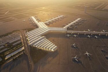 La Pologne publie une mise à jour majeure alors qu'elle construit un énorme nouvel aéroport de 26 milliards de livres sterling - l'un des plus grands d'Europe