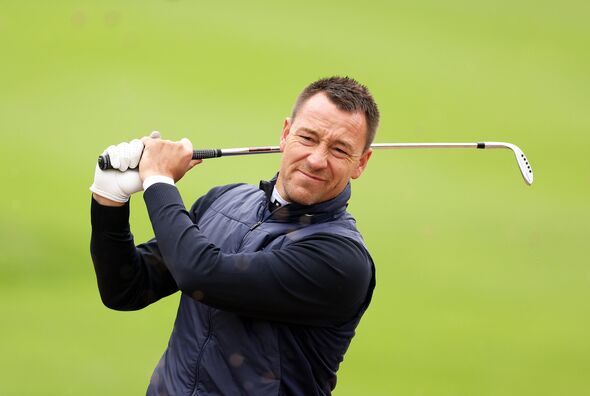 John Terry sur le terrain de golf