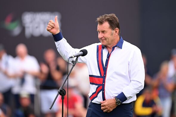 Nick Faldo au British Masters