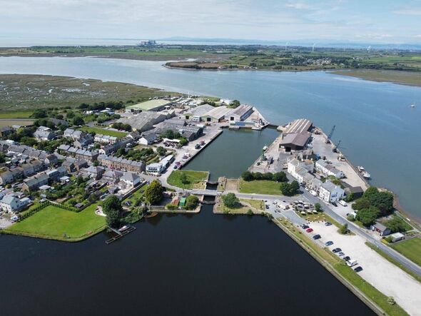 Glasson Dock d'en haut Glasson Dock d'en haut