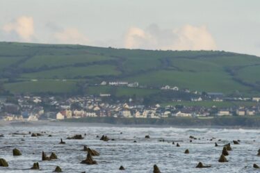 La jolie petite ville balnéaire du Royaume-Uni avec une magnifique plage de 3 miles de long