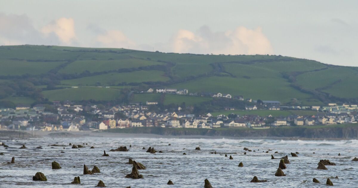 La jolie petite ville balnéaire du Royaume-Uni avec une magnifique plage de 3 miles de long