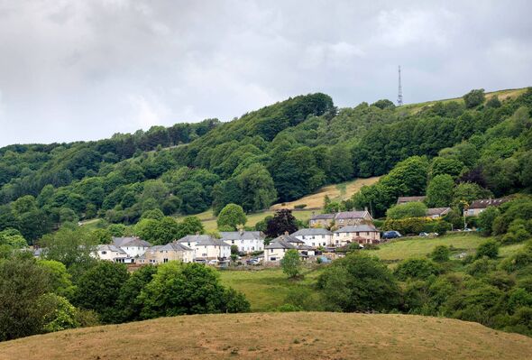 Vue générale du village d'Eyam, Derbyshire