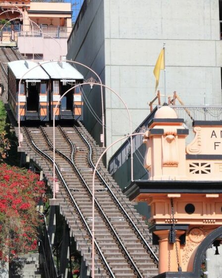 Le chemin de fer le plus court du monde qui prend 45 secondes pour voyager - 298 pieds de long et des vues magnifiques