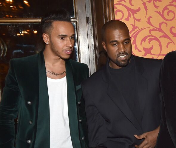 Lewis Hamilton et Kanye West à la Fashion Week de Paris Lewis Hamilton et Kanye West à la Fashion Week de Paris