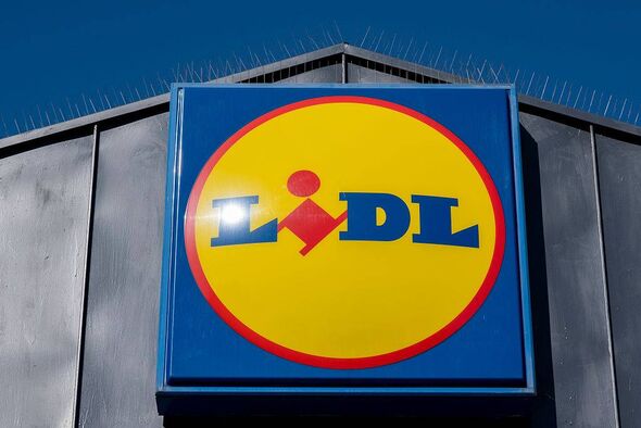 Logo de la devanture du supermarché Lidl