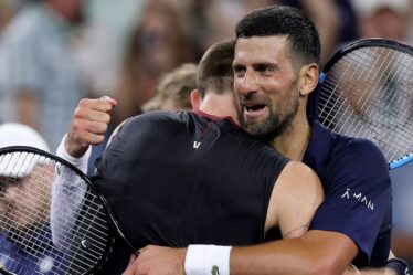 Novak Djokovic envoie un message élégant à Jack Draper après la défaite d'Indian Wells contre le Britannique