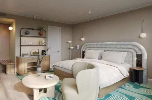 Une vue d'une des chambres