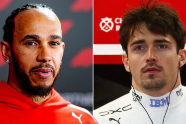 Charles Leclerc fulmine "c'est une putain de blague" alors que Lewis Hamilton a remis à Ferrari un test de réalité