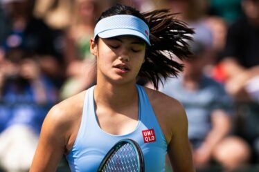 Emma Raducanu martelée en 52 minutes, blessure effrayante de Coco Gauff, match d'Indian Wells suspendu