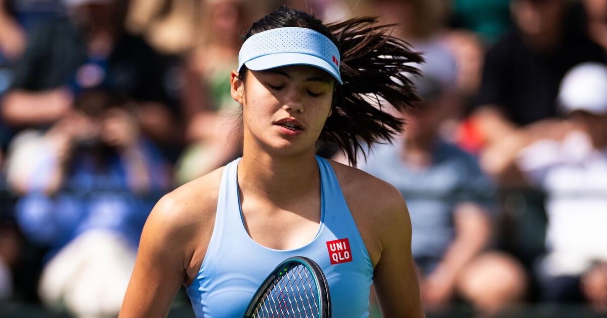 Emma Raducanu martelée en 52 minutes, blessure effrayante de Coco Gauff, match d'Indian Wells suspendu