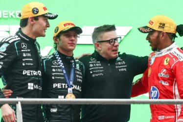 George Russell montre une touche de classe ultime avec un moment inédit de Lewis Hamilton en Chine