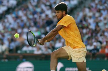 Tennis EN DIRECT : Carlos Alcaraz est stupéfait alors que Jannik Sinner tente d’égaler un record unique