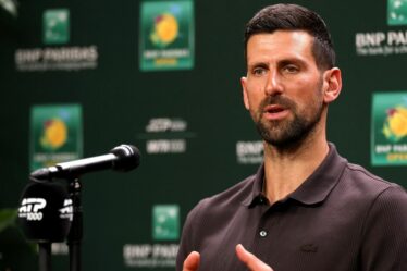 Novak Djokovic rejette les demandes de retraite et explique pourquoi il n'a pas mis fin à sa carrière