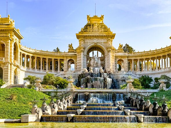 La fontaine du Palais Longchamp à Marseille