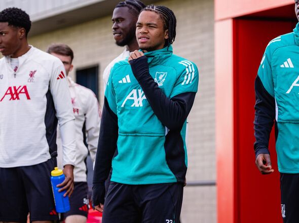 Séance d'entraînement du Liverpool FC - Quart de finale retour de l'UEFA Champions League 2025/26 Séance d'entraînement du Liverpool FC - Quart de finale retour de l'UEFA Champions League 2025/26