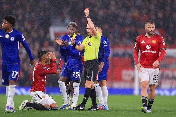 Casemiro est expulsé