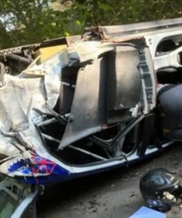 Jos, le père de Max Verstappen, pris dans un accident de rallye d'horreur alors que sa voiture accidentée s'écrase contre un arbre